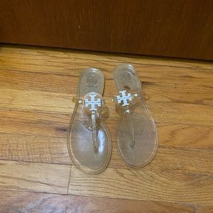 Tory Burch clear jelly sandals